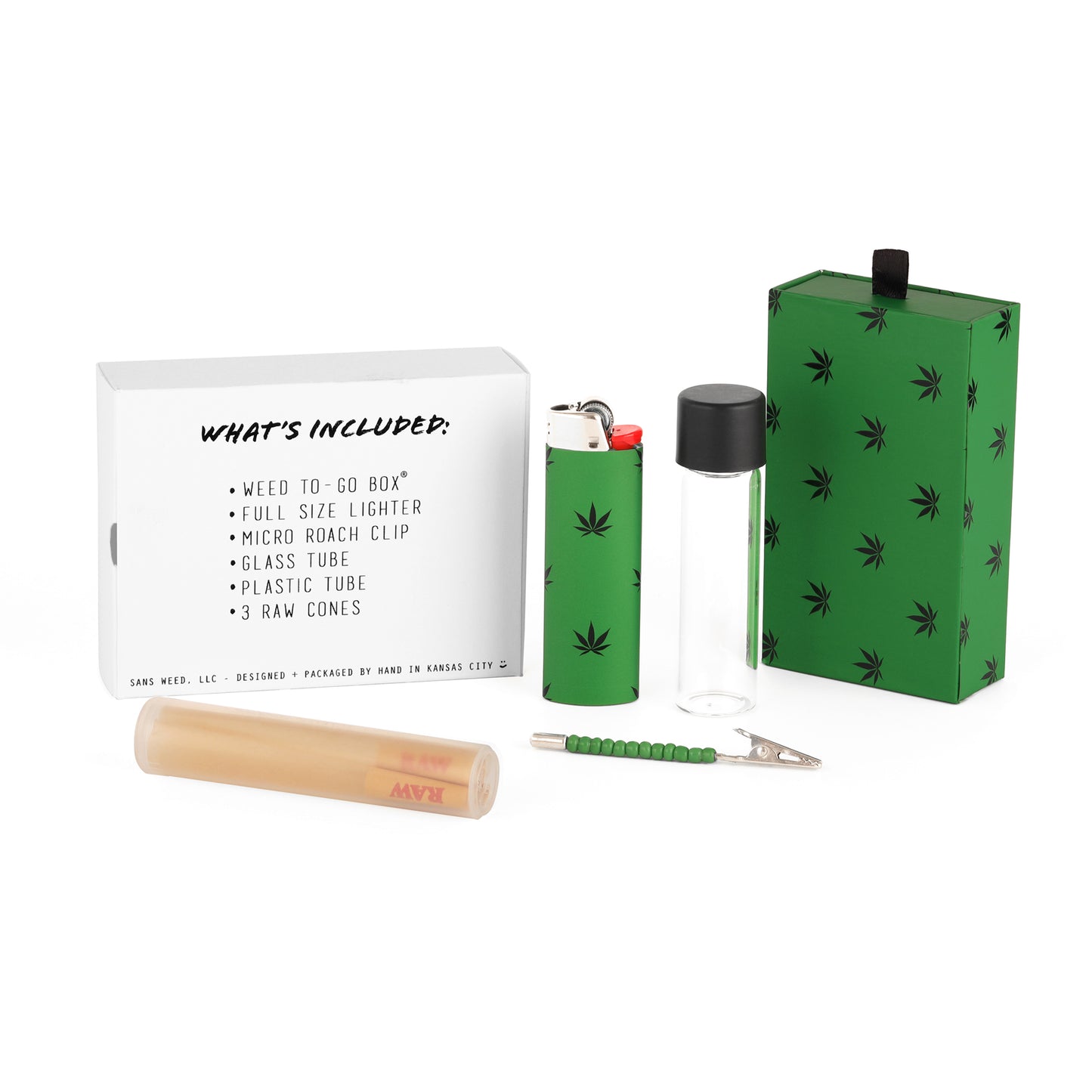 Green Weed To-Go-Box