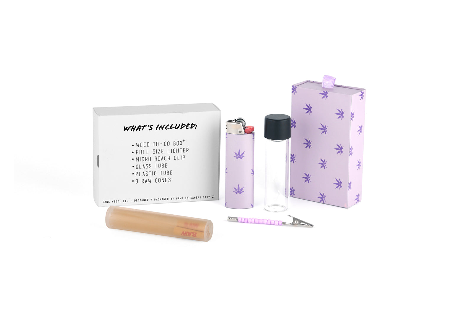 Lavender Haze Weed to-go Box